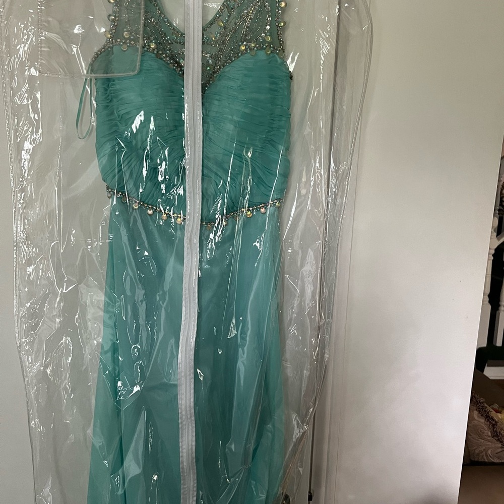 Blue homecoming dress